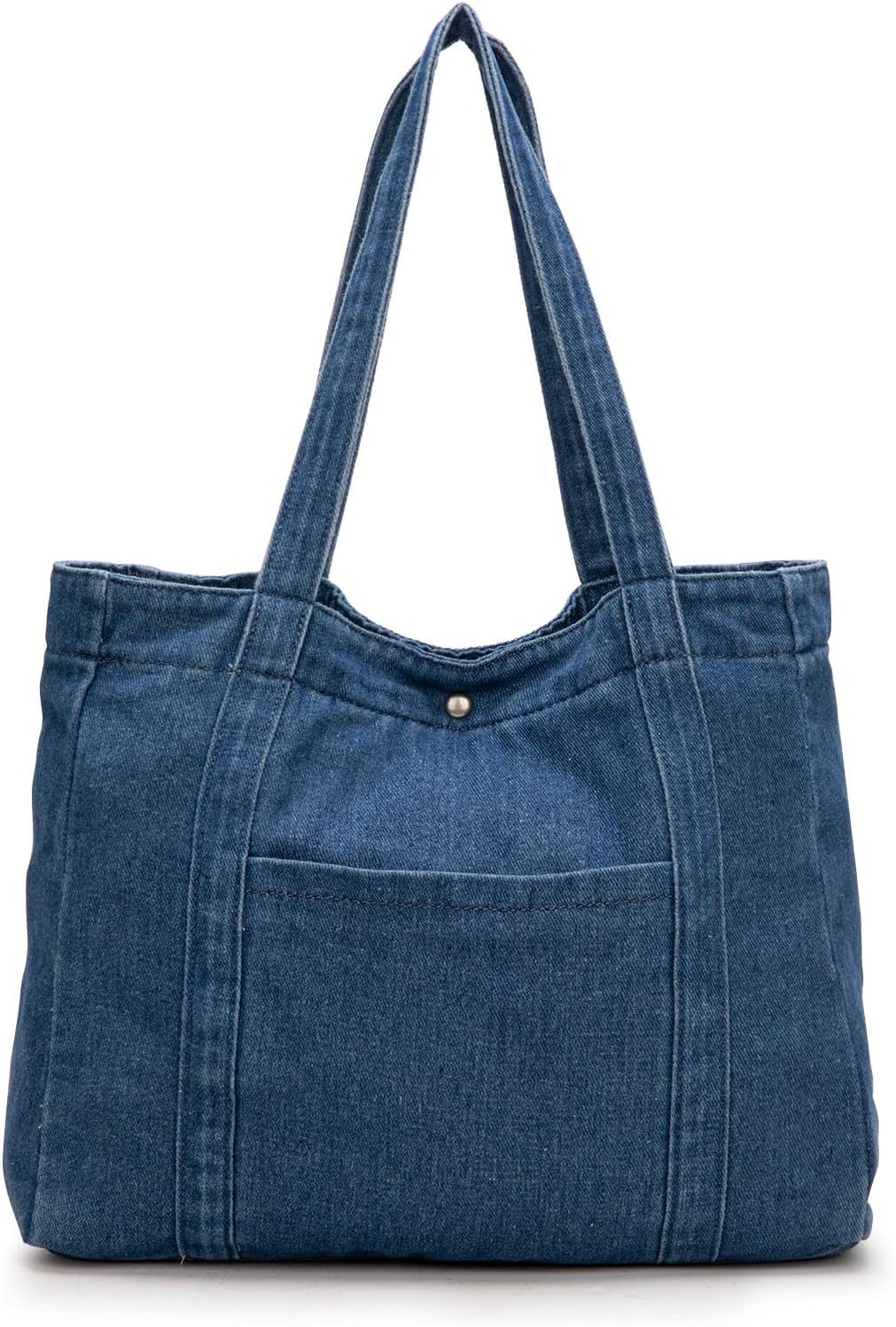 Montana West Wrangler Denim Tote Bag for Women Large Jean Shoulder Purses and Handbags | Casual, for Work, Travel - Image 5
