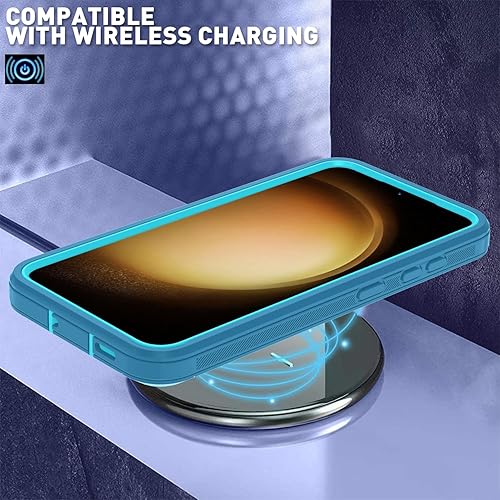 Miniatura 5 de FOGEEK Case for Samsung Galaxy S24 Ultra (2024), 3-Layer Super Full Heavy Duty Rugged Case Belt Clip Holster Kickstand Protective Case Cover (Black