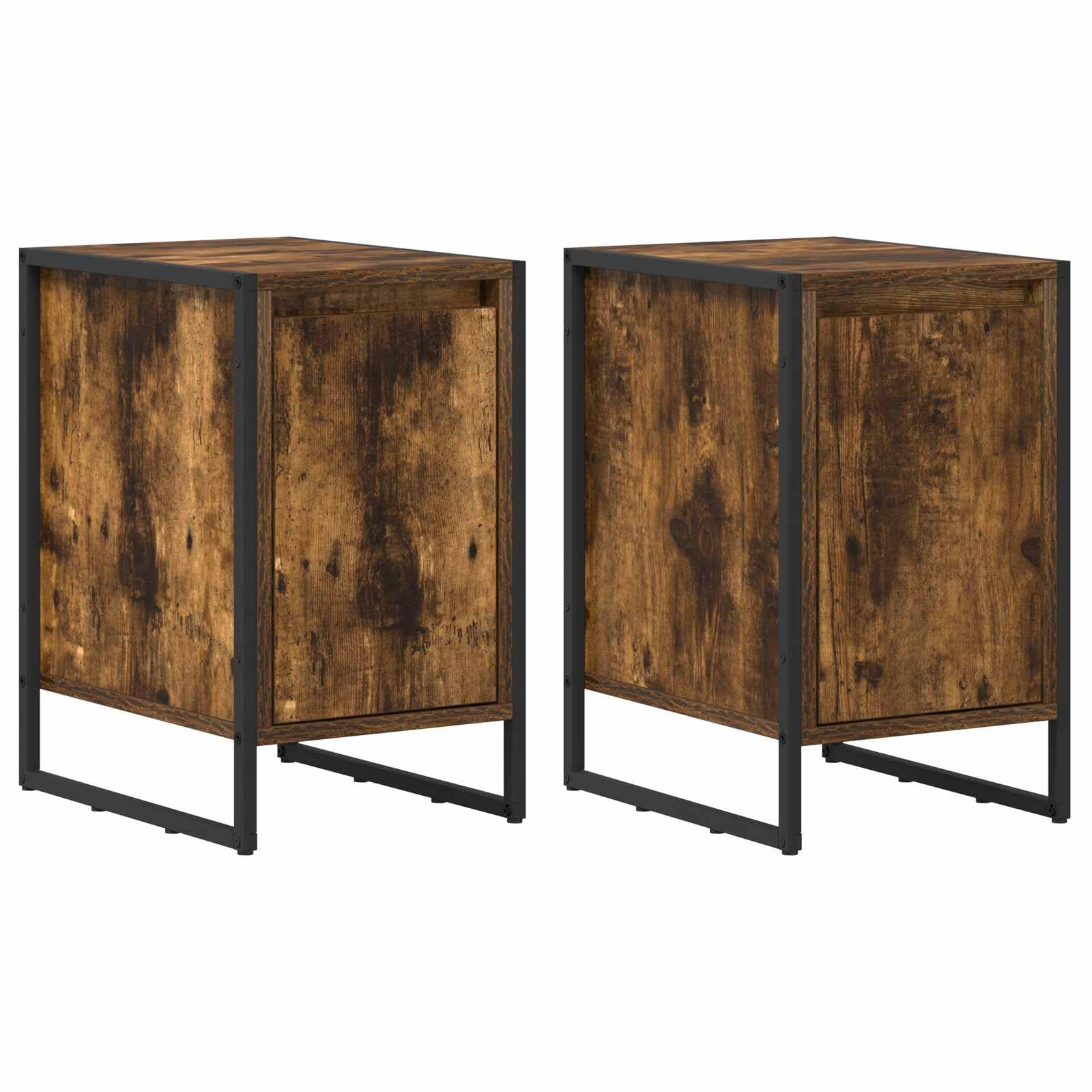 Petite table de nuit gain de place pour chambre étroite avec rangement ouvert