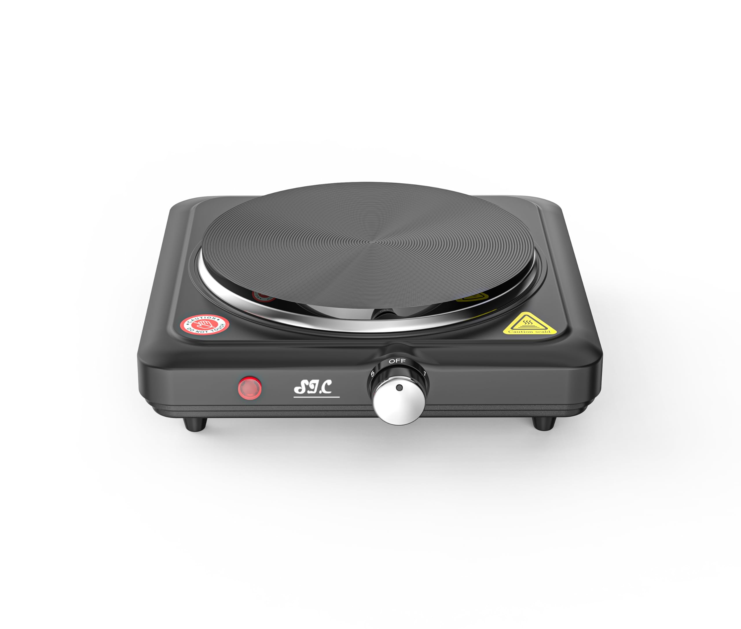 Fornello Elettrico Portatile 1500W - Piastra In Ghisa - Per Campeggio E Casa - Foto 4