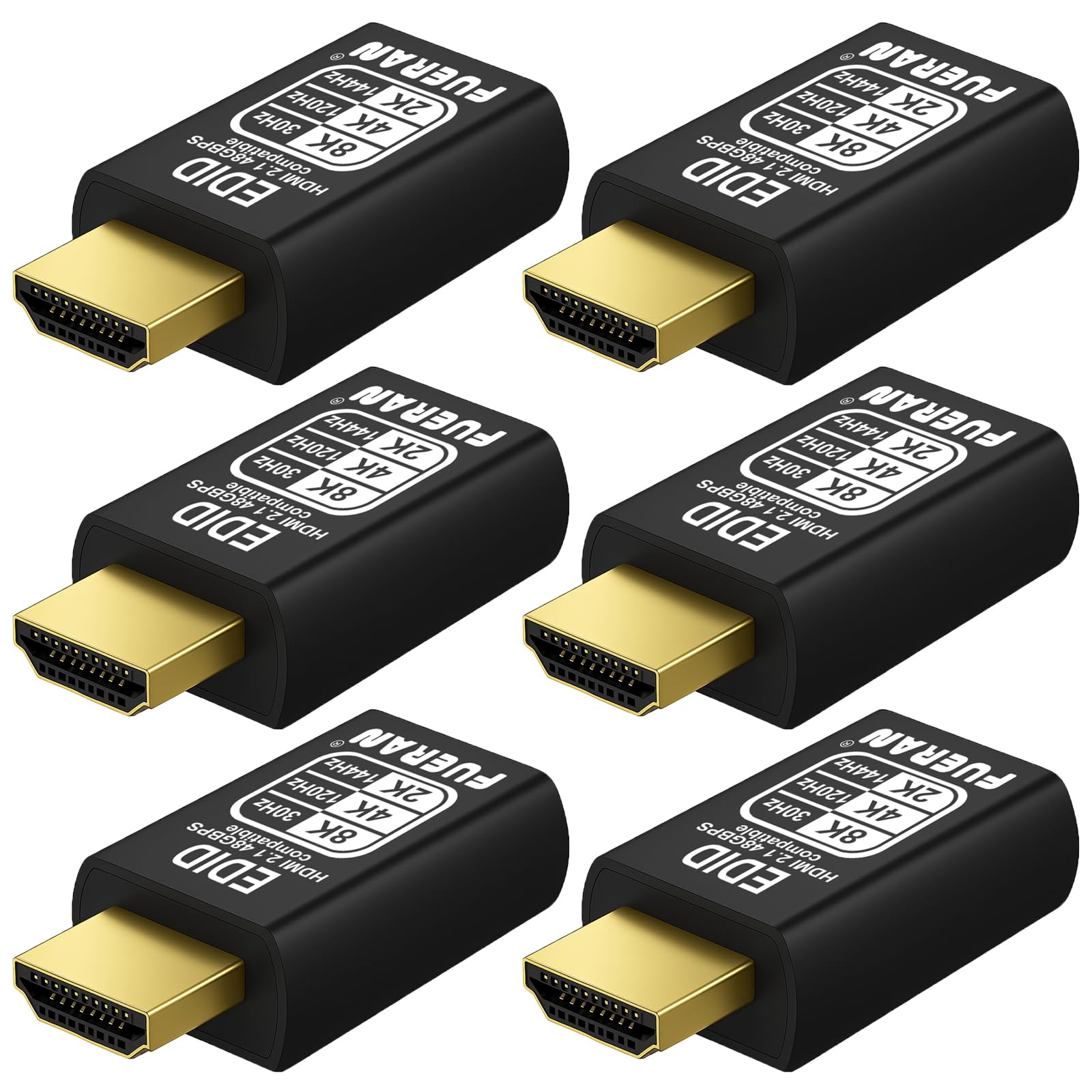 4K 120 Hz HDMI 2.1 Dummy Plug, Virtual Display Emulator, displayport Dummy Plug 4K 120 Hz, adapter wyświetlacza Headless Ghost, monitor 8K EDID 3840 x 2160 @120 Hz (8K/30Hz-4K/120Hz-6P)