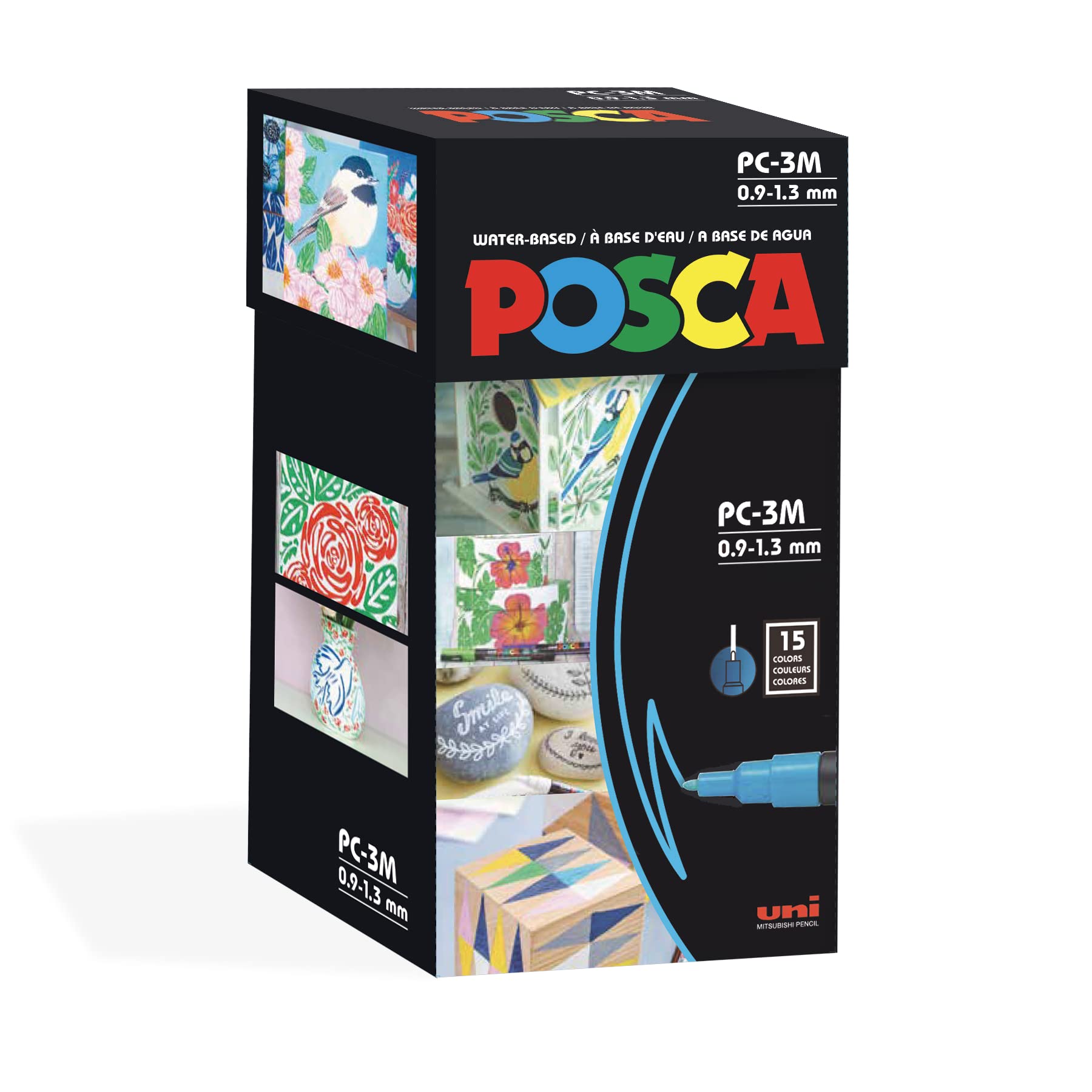 Buy UniPosca Paint Marker Pen Fine Point Set of 15 (PC3M15C