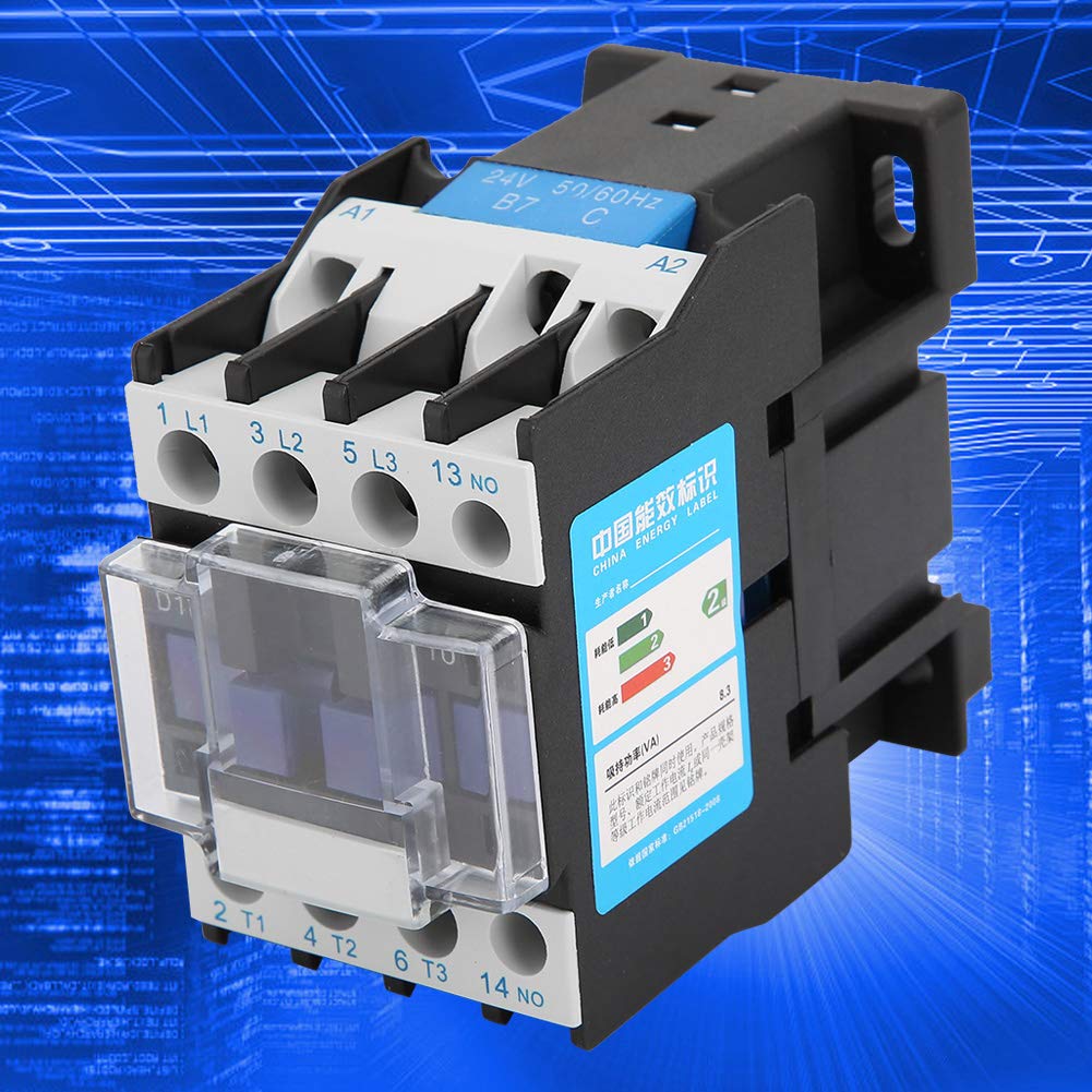 BORDSTRACT 380V AC Contactor Unit, CJX2-1810 Coil 110V 50/60Hz 3P 3 Pole Heavy Duty AC Contactor Replaces (380V AC)