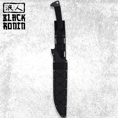 Miniatura 3 de Black Ronin Espada Tak-Kana | Innovación táctica moderna | Diseño tradicional samurái | Hoja de acero inoxidable 3Cr13 | Mango envuelto en cuerda de