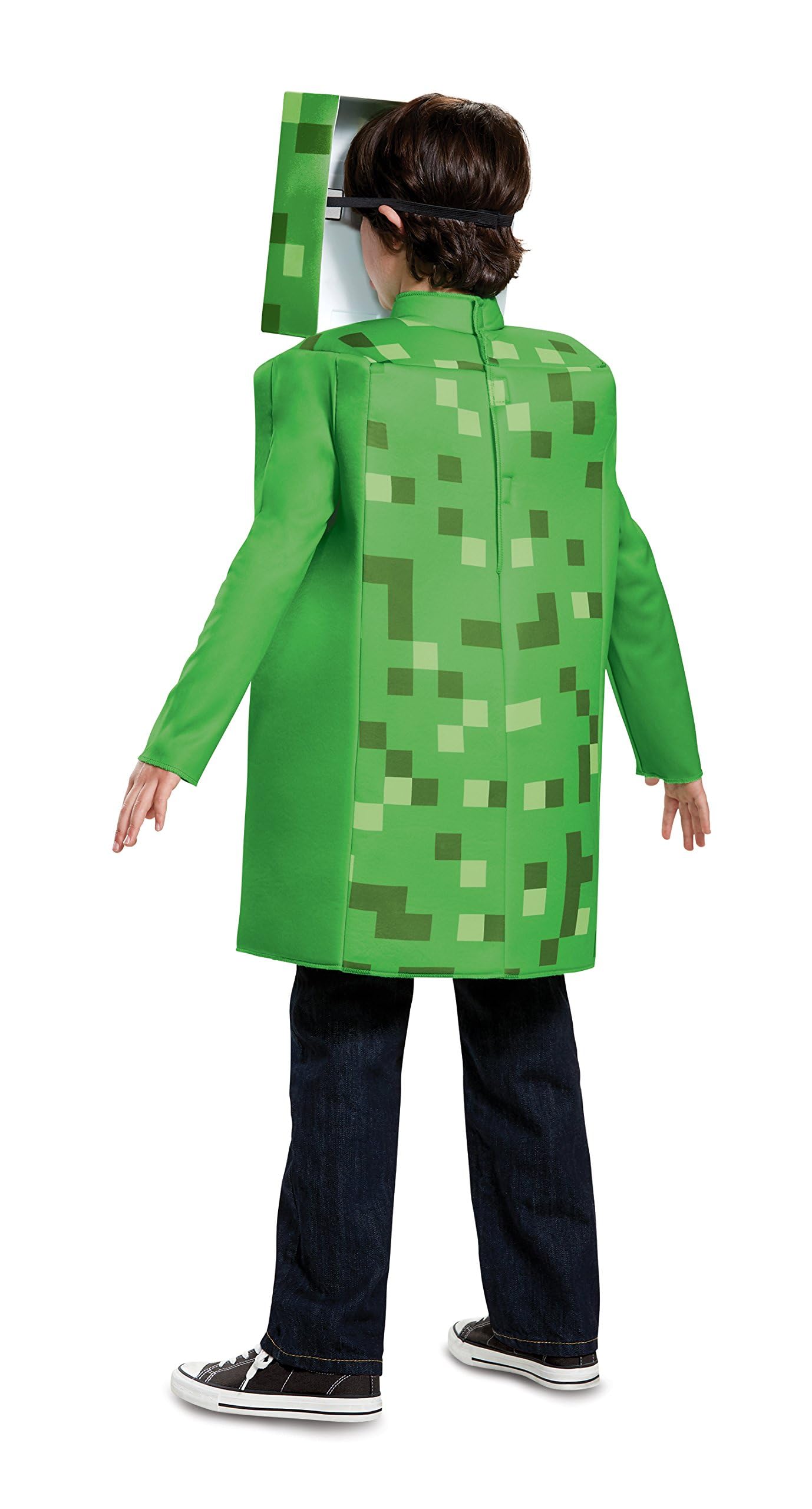 Disguise Kids Mojang Minecraft DISK65642K Klasyczny Kostium Creepera, Chłopcy, Zielony