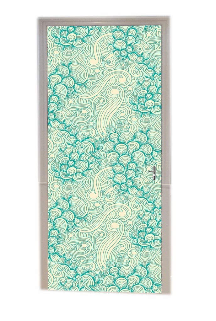 Sticker mural de porte 3D pour rénover facilement une entrée avec style