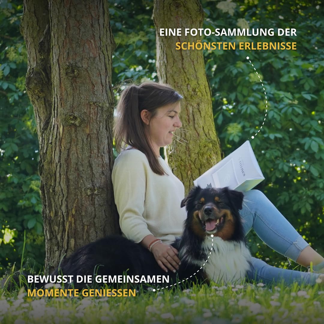 Adventure Memories | Challenge Buch für Abenteuer mit dem Hund | Album für Erinnerungen für mit dem Hund | Persönliches Geschenk für Hundehalter | Erinnerungsbuch für Hundeliebhaber