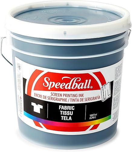 Miniatura 38 de Speedball 046055 Tinta de serigrafía de tela, 128 onzas líquidas, amarillo