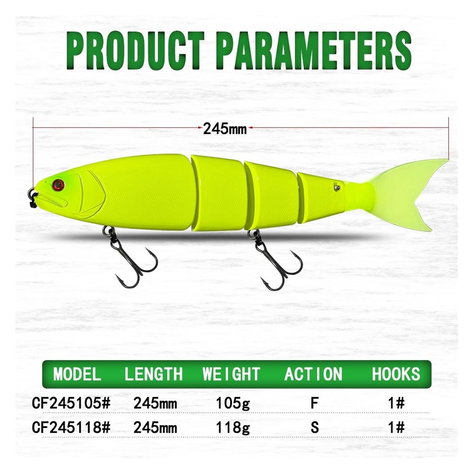 Amazon.co.jp: 釣りルアー水泳餌ジョイントフローティング