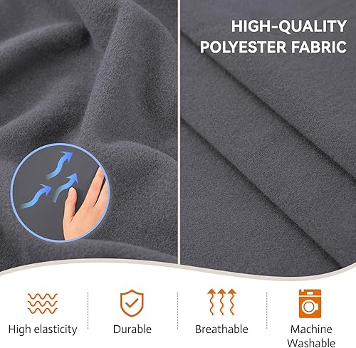 Miniatura 3 de KEKUOU Fundas elásticas para sofá de 3 piezas para sofá de 2 cojines, aptas para mascotas, fundas de sofá, lavables, suaves, elásticos y protectores