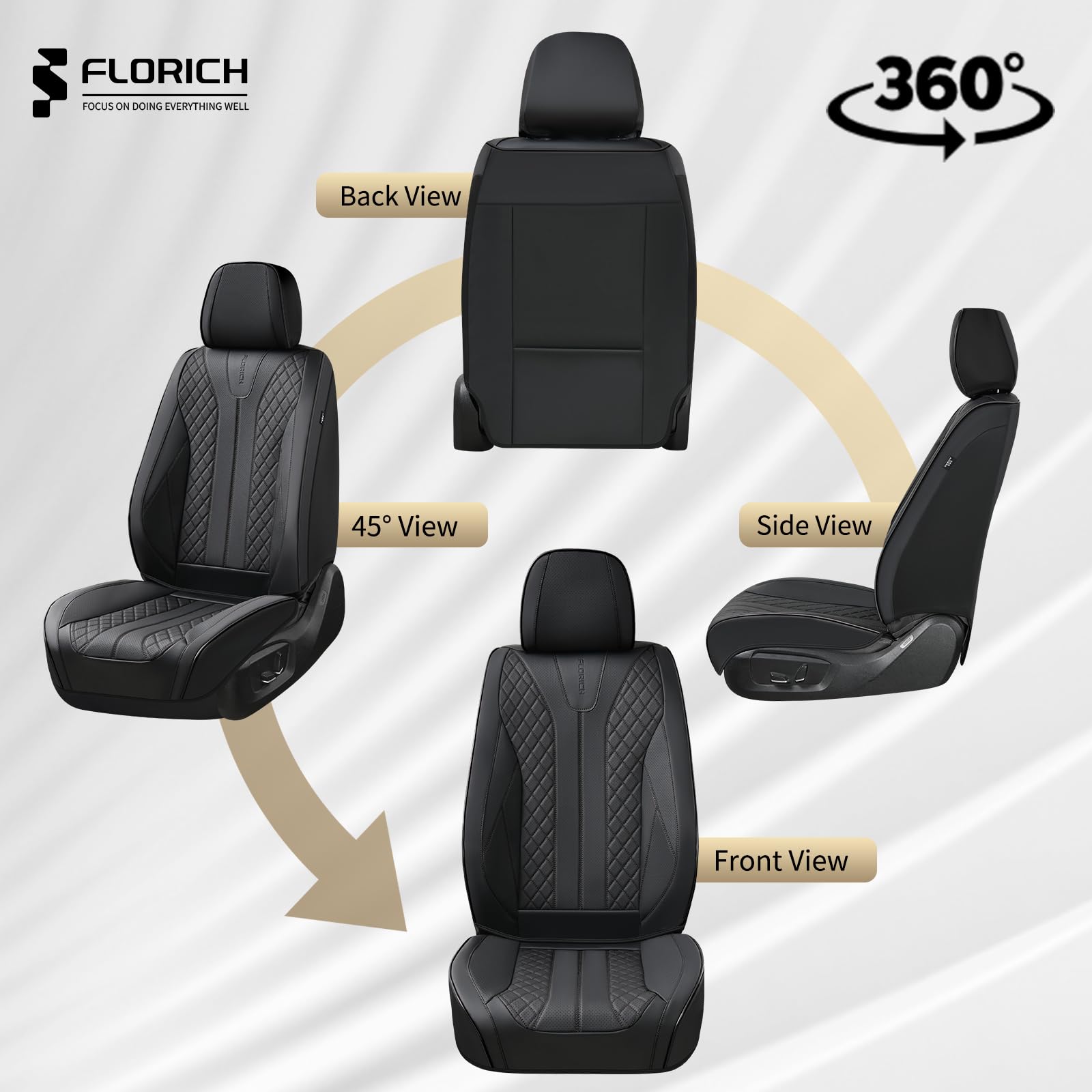 Aazon.co: FLORICH Seat Covers For Cars, Waterproof Seat Covers - View #12