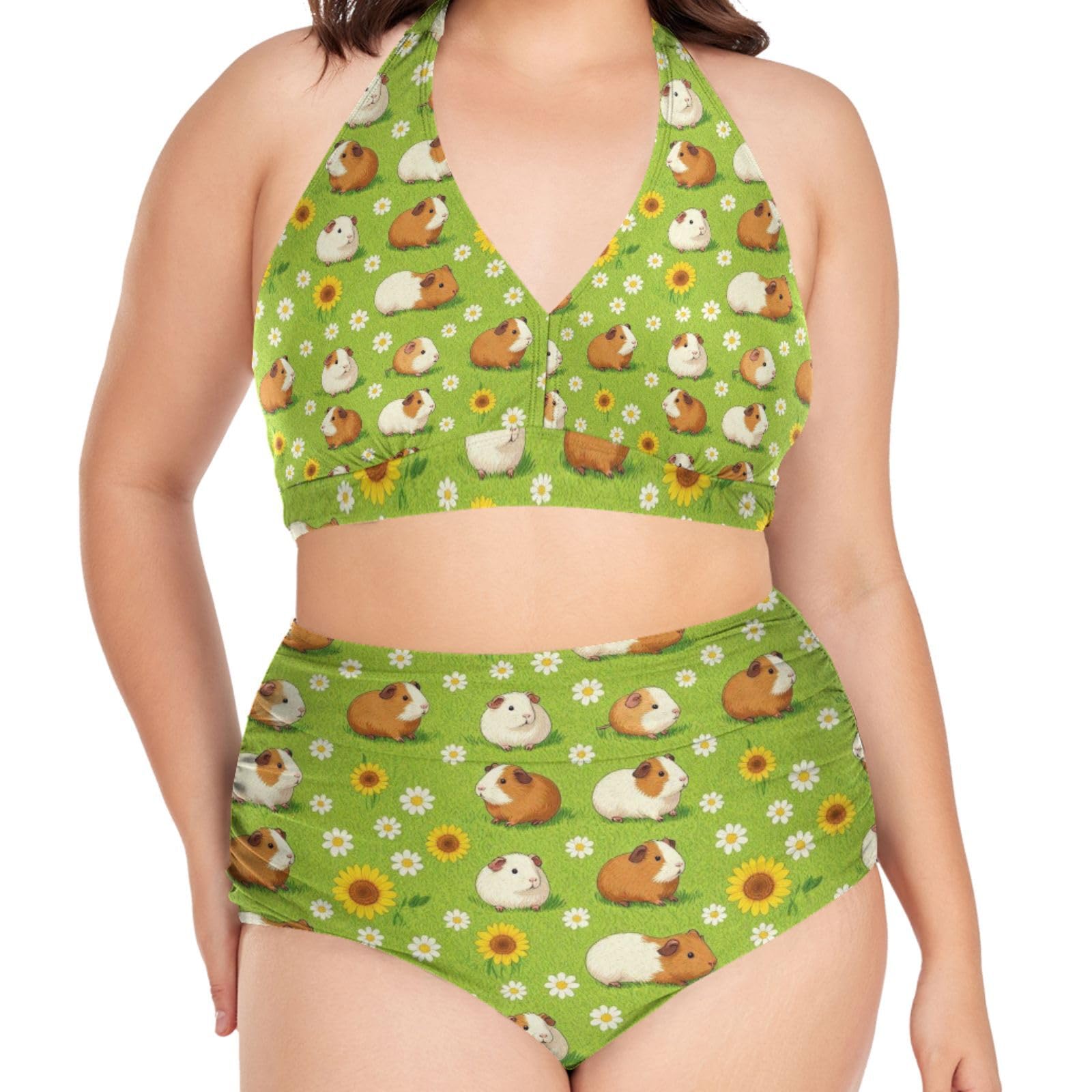 FRODOTGV Costumi da bagno da donna curvy, da L a 4XL