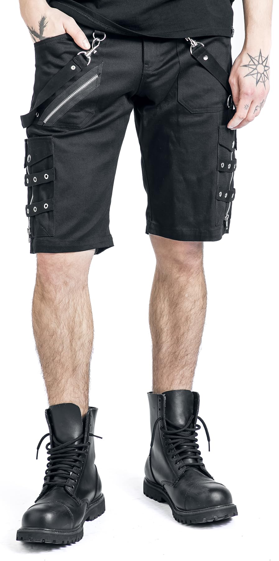 Edham Shorts Männer Short schwarz Gothic, Rockwear