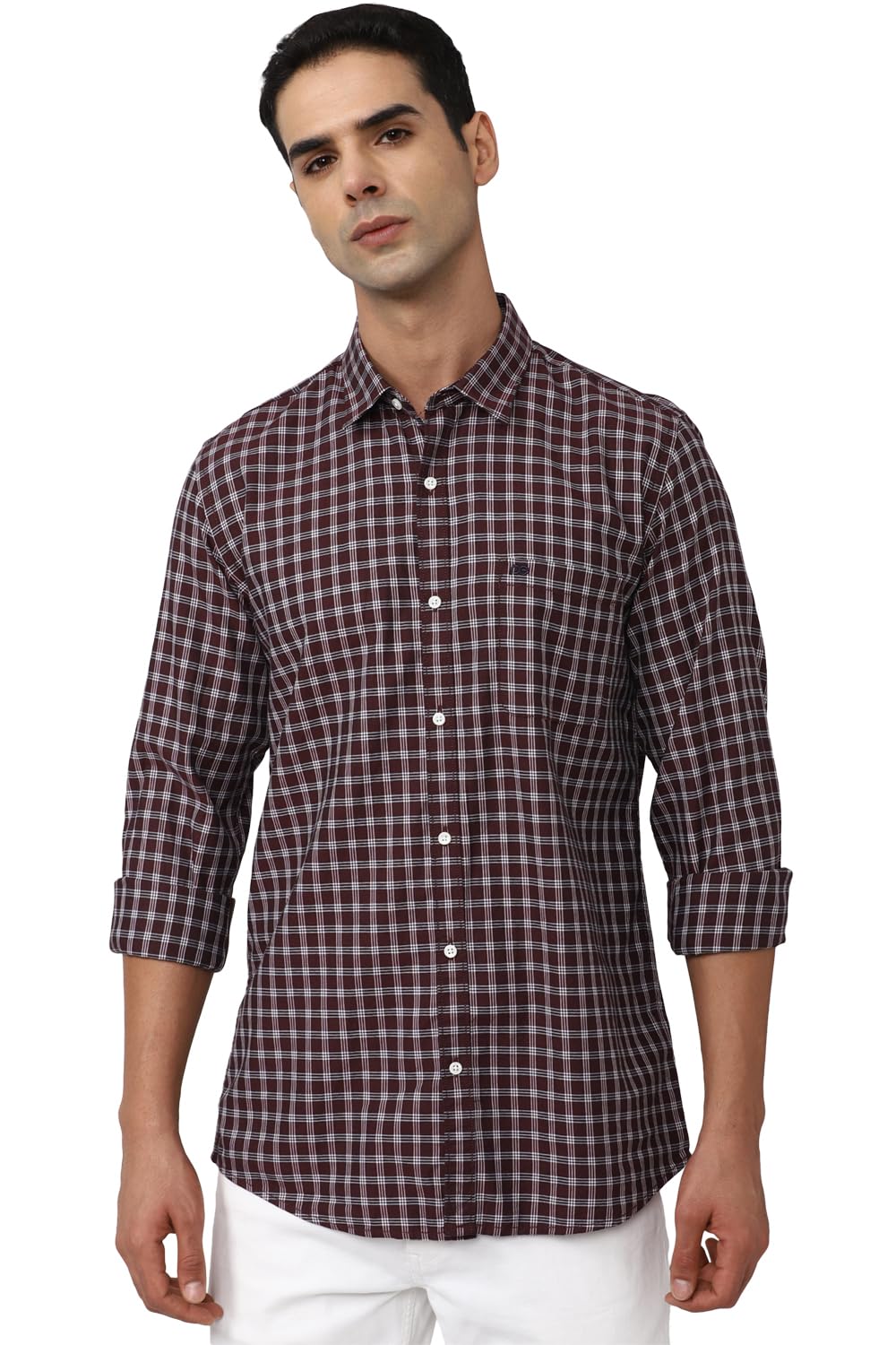 Peter England Men PCSFSSLPW65822 Western