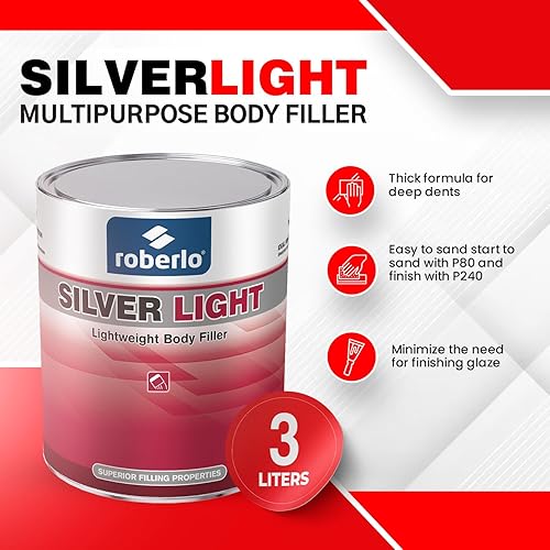 Miniatura 2 de Llenador de cuerpo ligero plateado con propiedades de llenado superiores