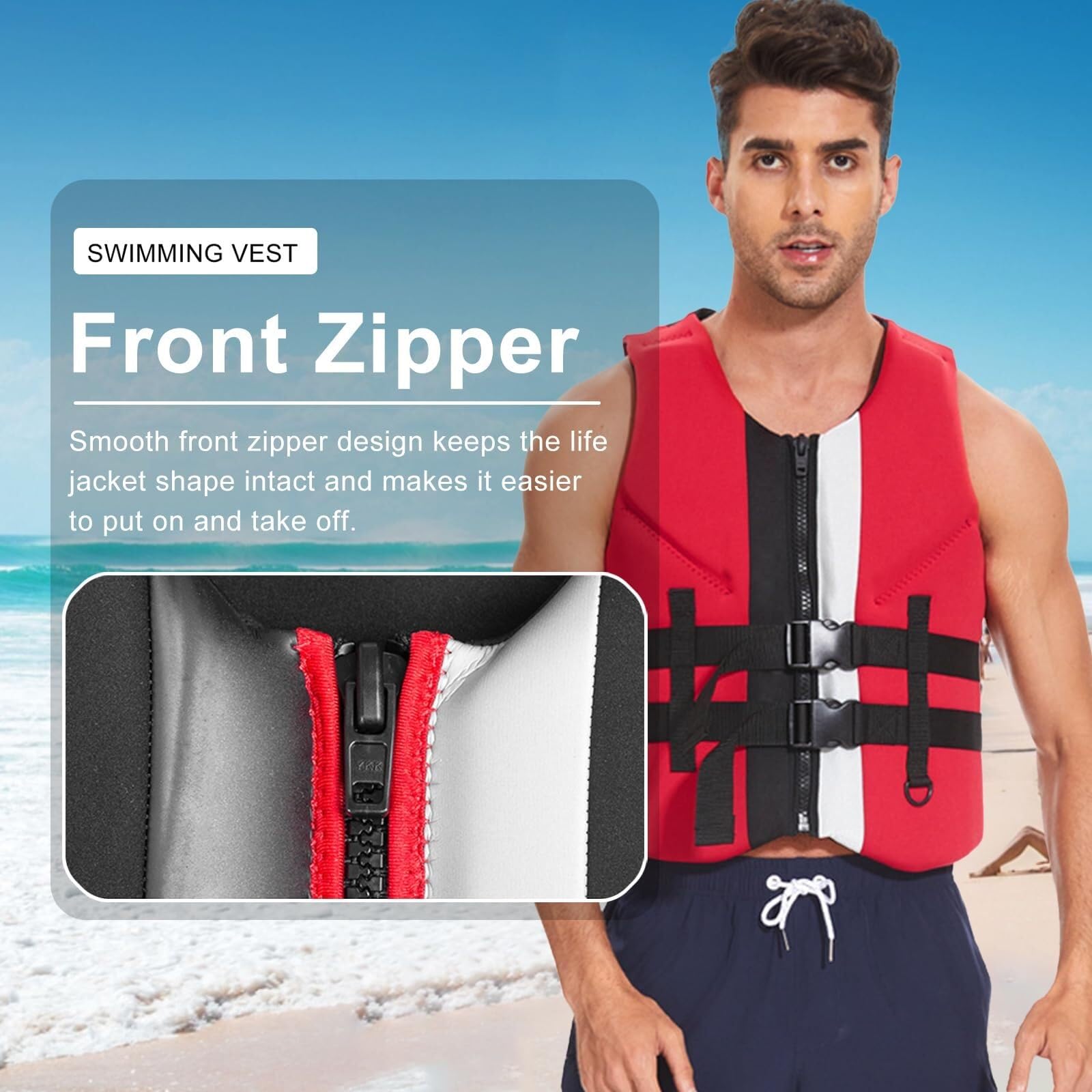 River Vest Ajustamento Ingegneria Organizzazione Fiume Neoprene per Pesca Mosca Trota Fiume Uso