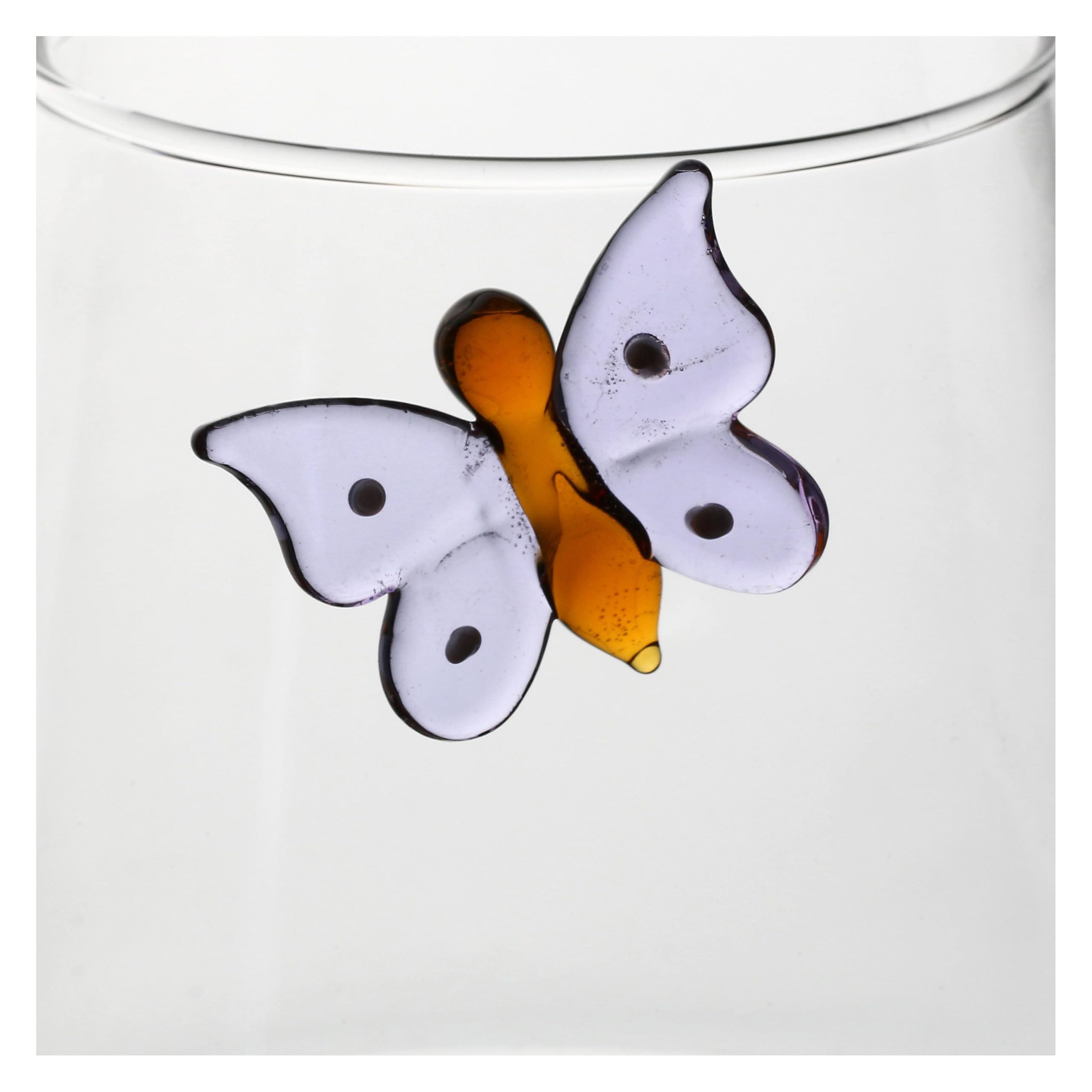 THUN Set 2 Bicchieri Bibita Incanto di Primavera, Borosilicato, 400 ml
