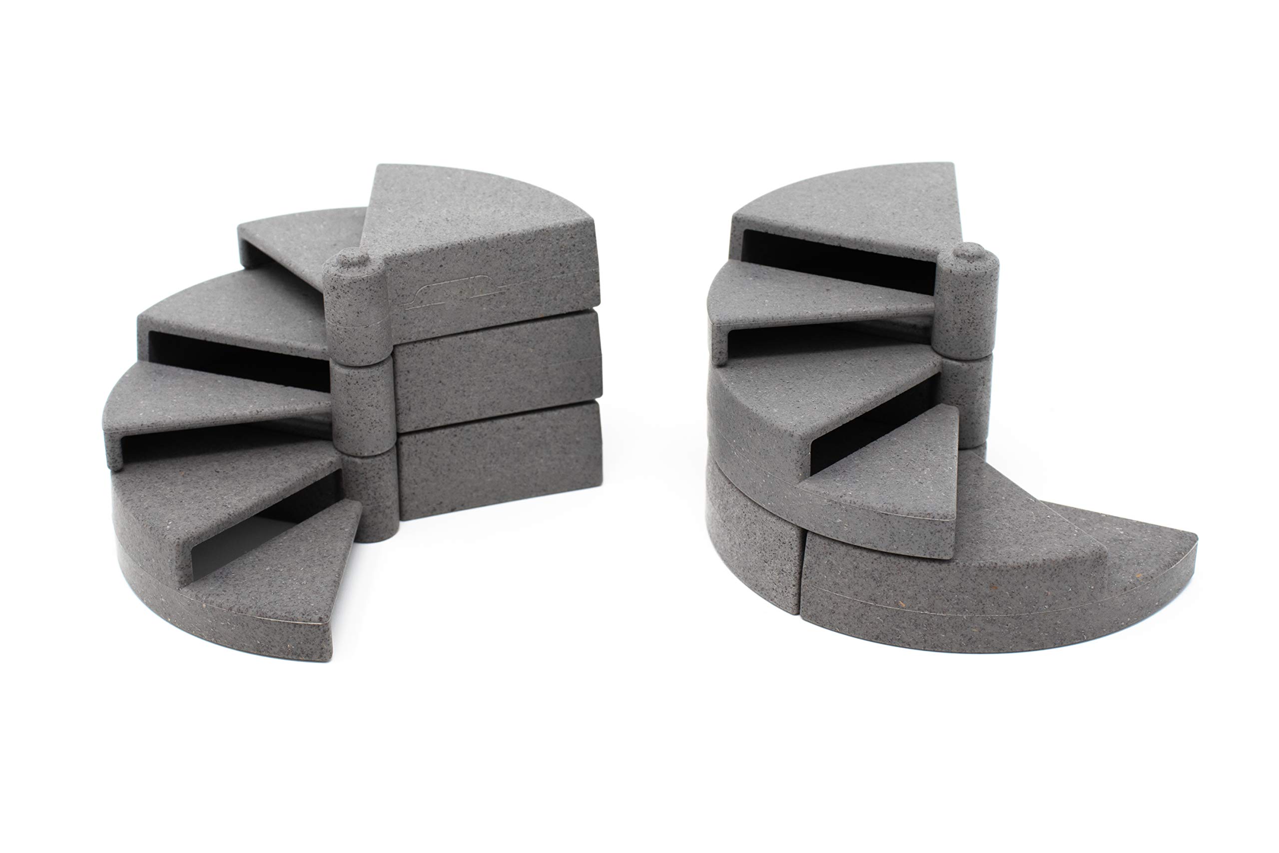 Dirt Cheap Dungeons Affordable Modular TTRPG Terrain Set ∣ Injection-Molded for Superior Durability ∣ Easy Storage & Recycled Material D&D Tiles ∣ Spiral Staircase Kit