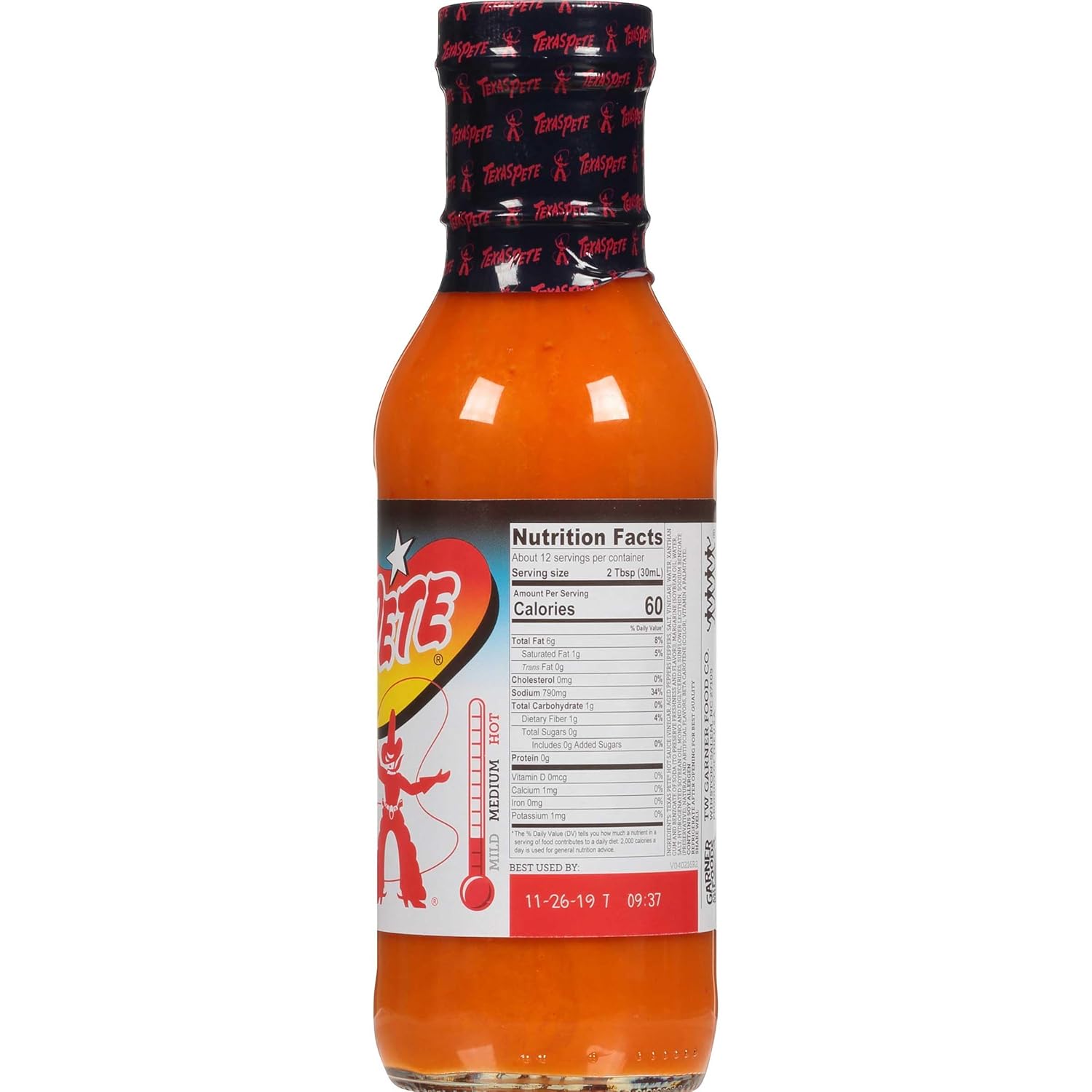 Texas Pete Extra Mild Wing Sauce, 12 Fluid Ounce - 12 per case.