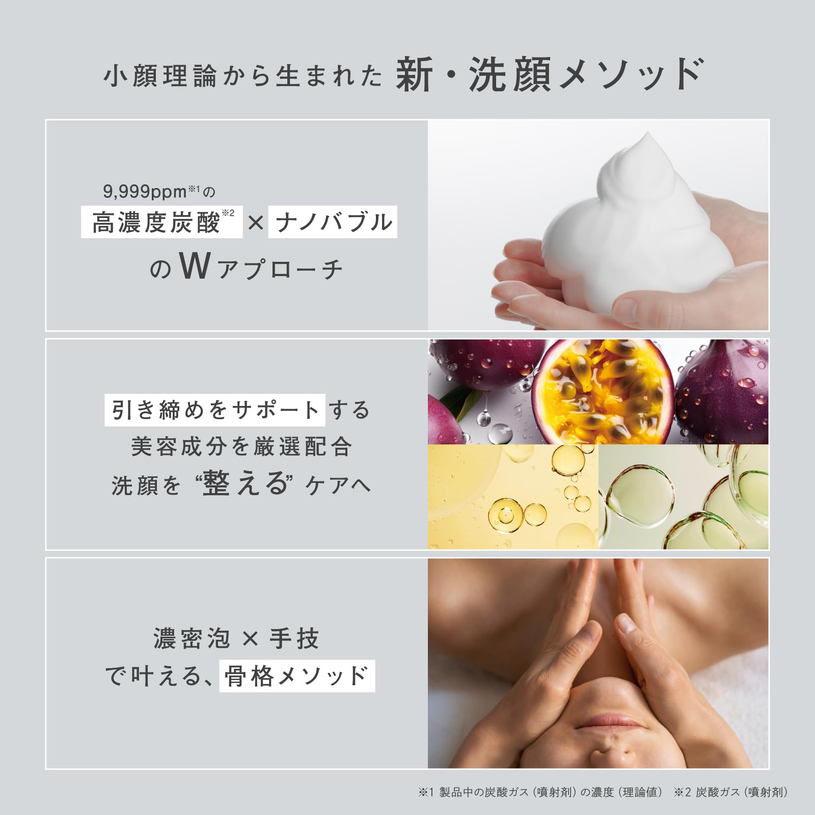Amazon | スパウォッシュフォーム｜小顔家・吉田圭吾 監修｜高濃度炭酸