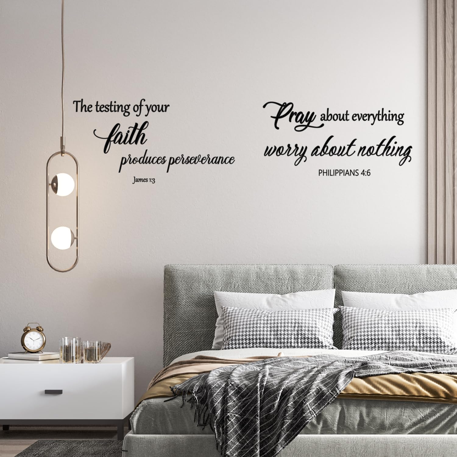 Vinyl Inspirational Quote Wall Decals Religious Decor 7-Piece Bible ...