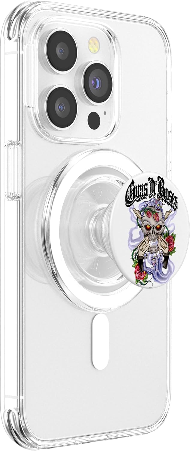 Guns N' Roses Official Guns N' Demons Purple Smoke PopSockets MagSafe PopGrip for iPhone