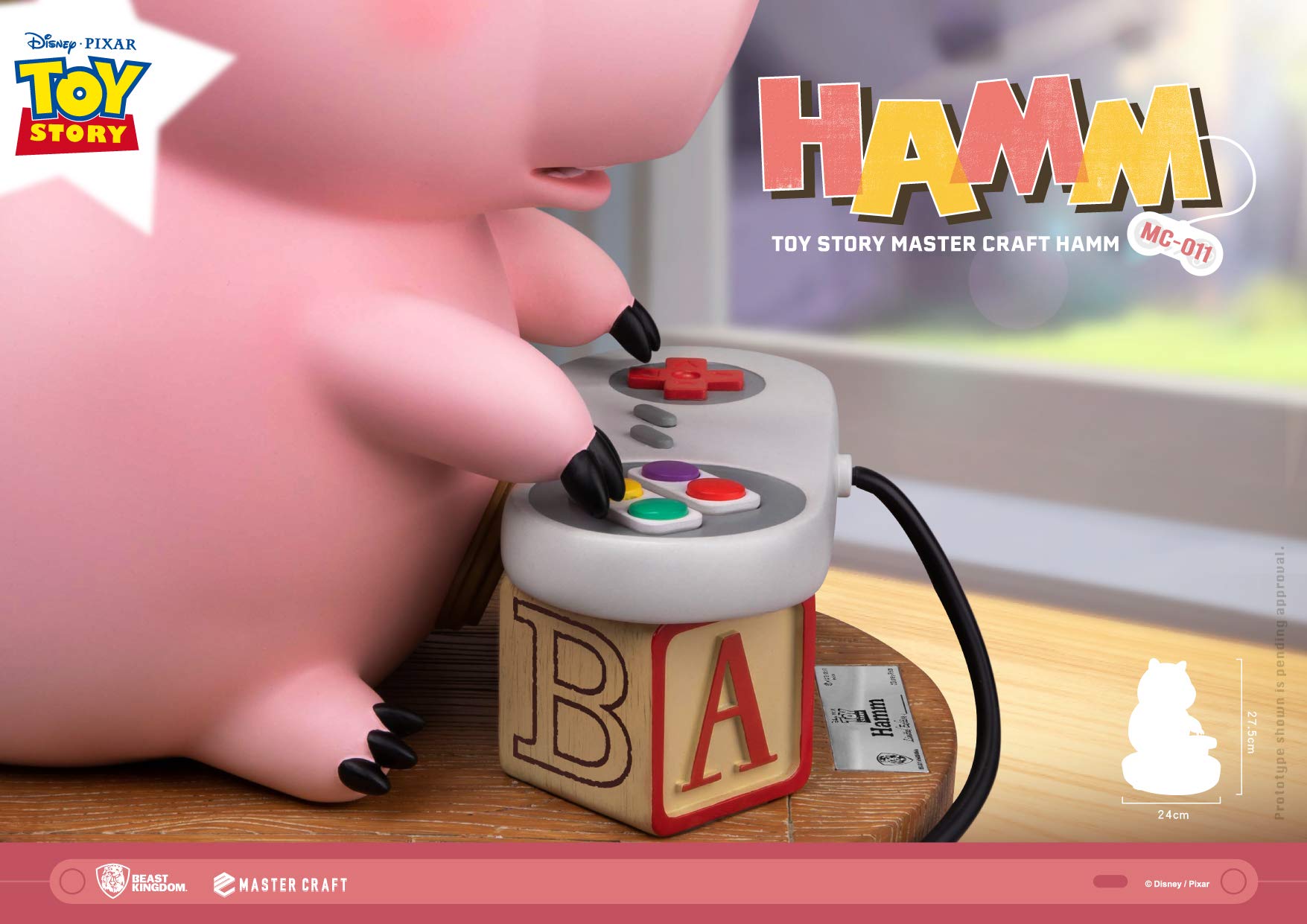 Amazon.com: Beast Kingdom Toy Story: Hamm Mc-011 Mastercraft 