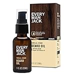 Every Man Jack Mens Beard Oil - Vanilla + Cedar Fragrance - Deeply Moisturizes and Softens Your Beard and Adds a Natural Shine - Naturally Derived with Shea Butter and Argan Oil - 1 fl oz