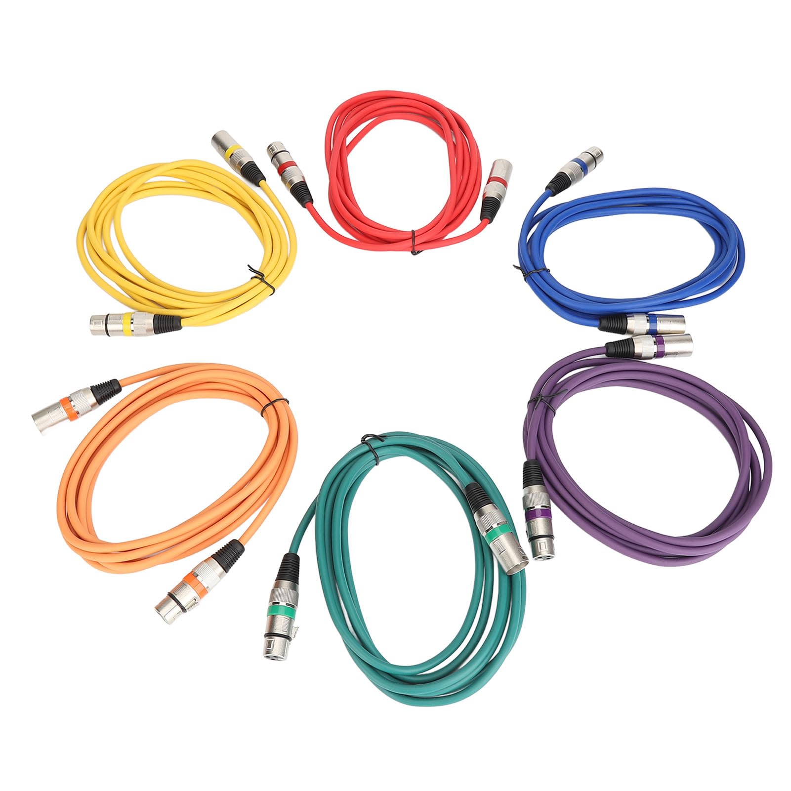 Socobeta Cavo per Microfono XLR Schermatura a Doppio Strato Forte Cavo Anti-interferenza da 10 Piedi per Apparecchiature Audio Professionali