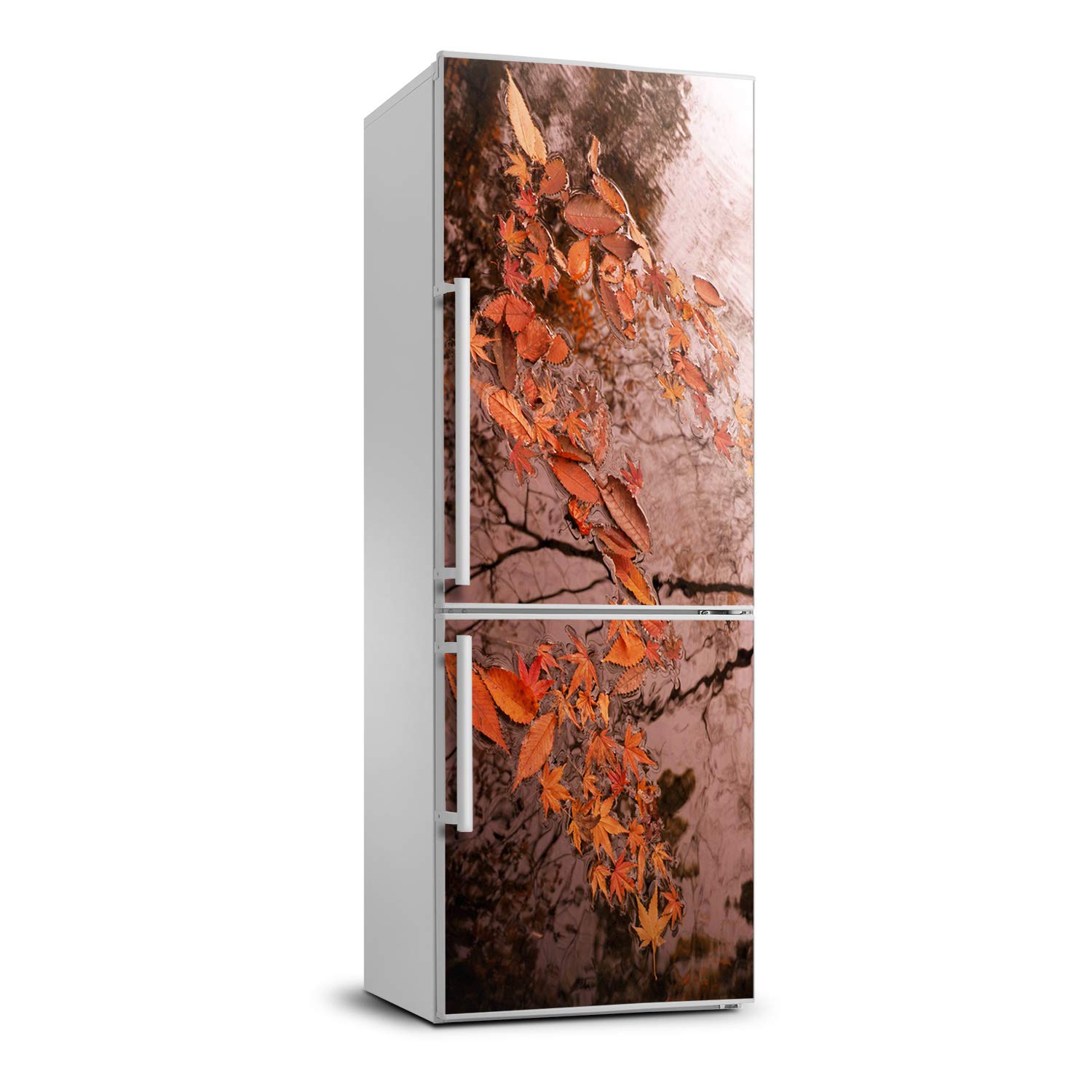 Cubierta de refrigerador autoadhesiva de 70x190 cm para ocultar arañazos y renovar paredes