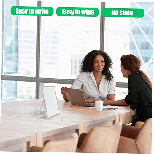 Miniatura 8 de Caballete magnético Pizarra blanca de borrado en seco Soporte Caballete de pintura Mini caballete de pizarra caballete de pizarra planificador