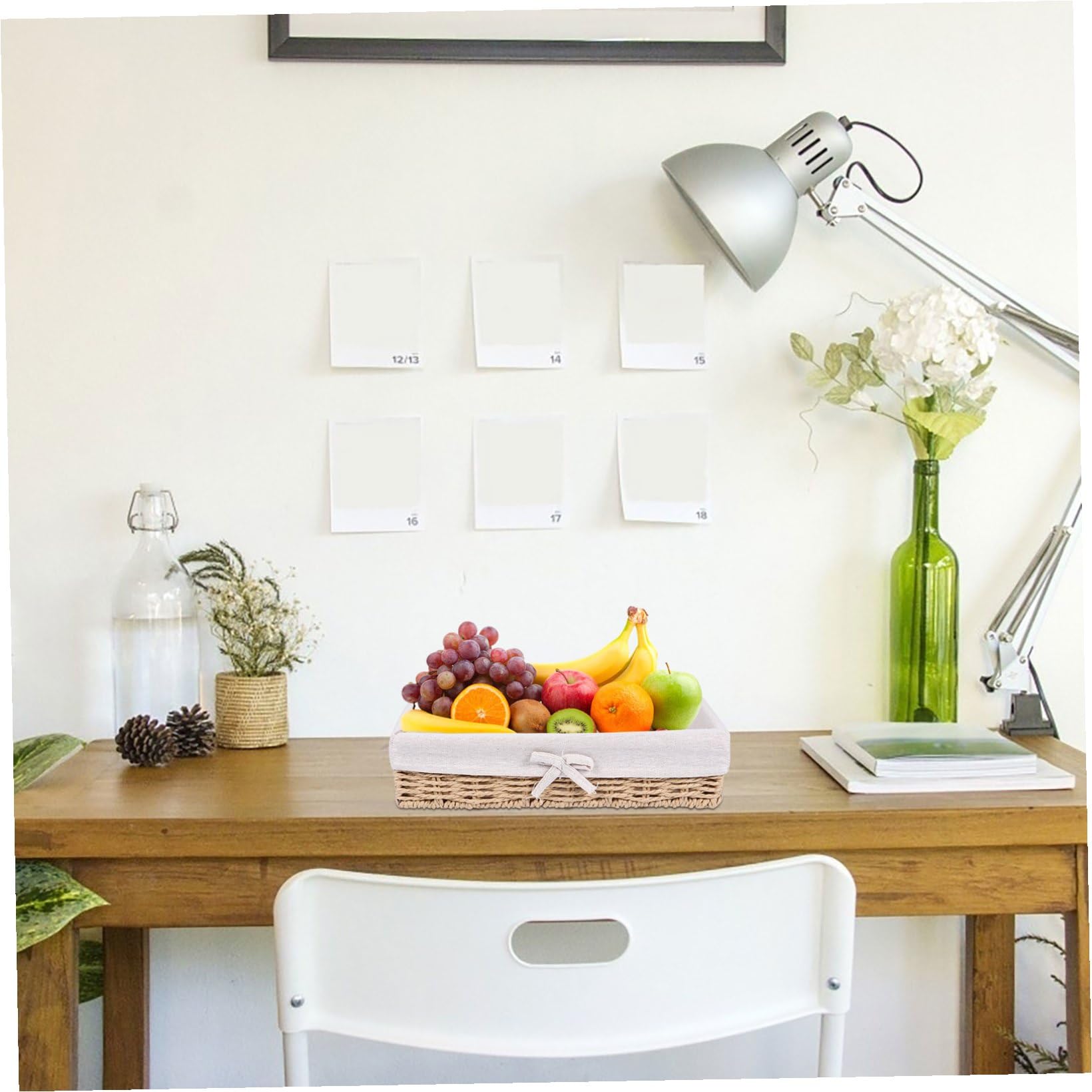 ARTIBETTER Organizzatori Intrecciati in Rustico 4 Pezzi per Pane e Snack con Design Aperto Ideali per Uso Casalingo