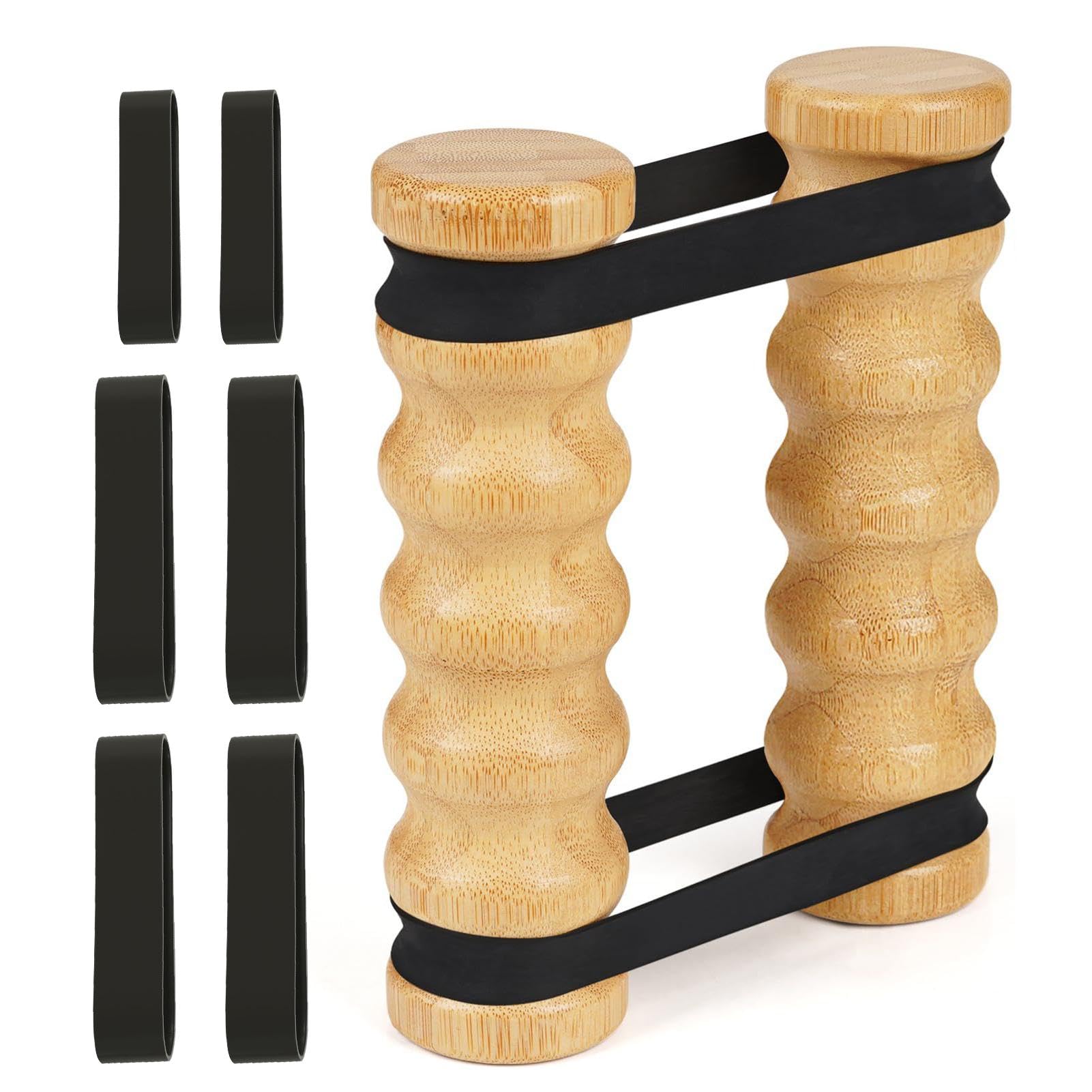 Schultertraining Ripstick, Resistance Bands Stick, Muskelaufbau Rip Stick, Verstellbare Widerstandsbänder, Home Gym Training Tool, Holzgriffe Rip Stick, Widerstandstraining Zubehör