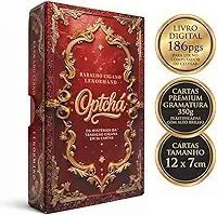 Baralho Cigano Lenormand Optchá, 36 Cartas com Livro Digital PDF 186 Páginas, Oráculo Espiritualidade, Primeira Edição