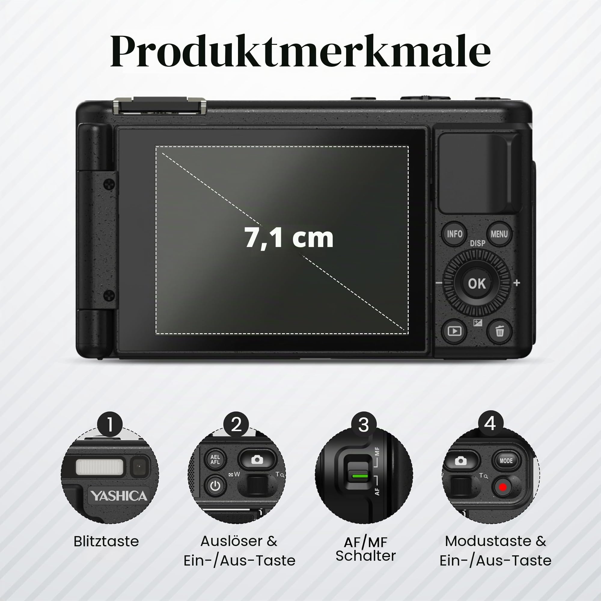 Yashica City 200 schwarz