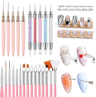 Quaferen Juego de Pinceles para Arte de Uñas ...