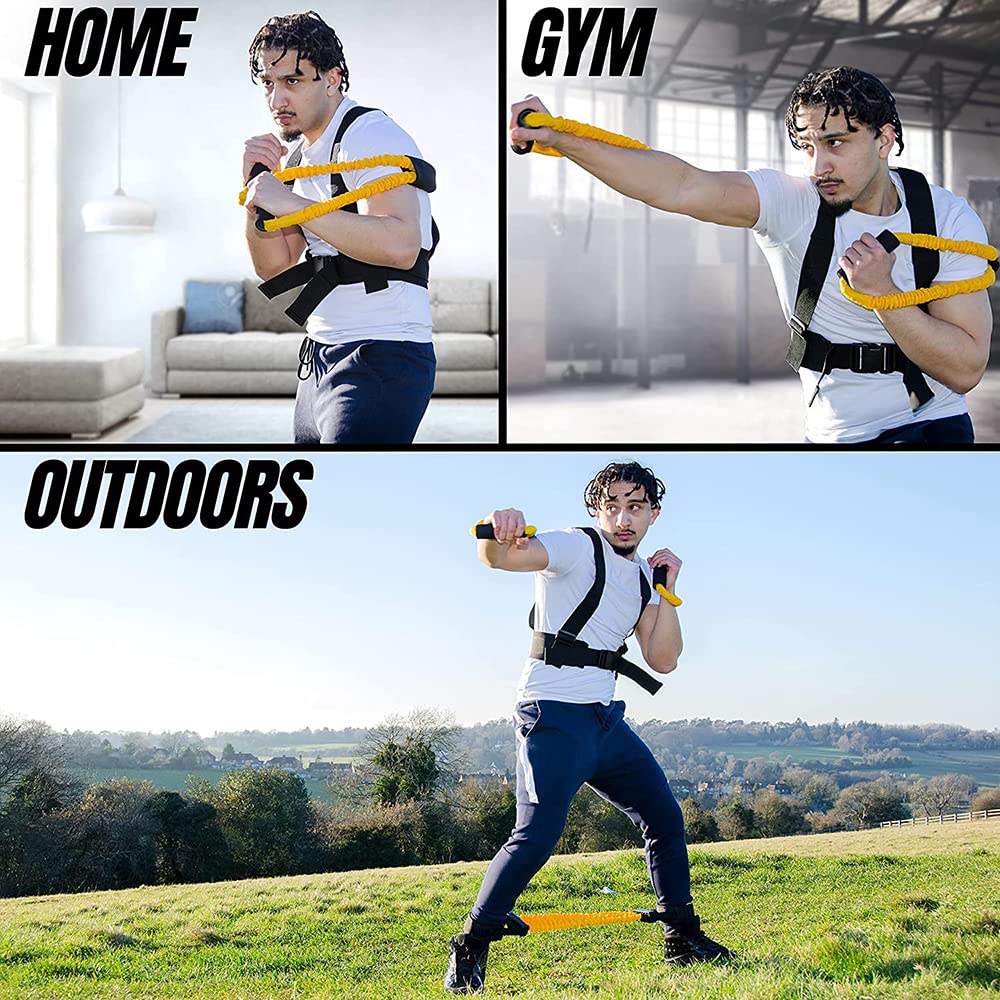 Fitnessband Zugseil Set Kraft Fitnessband Training Widerstandsband Boxen Pull Fitnessgeräte Stretching Band