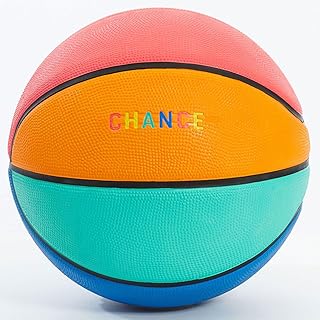 Chance Premium Design Printed Rubber Outdoor & Indoor Basketball, Juicy Multi Colored
