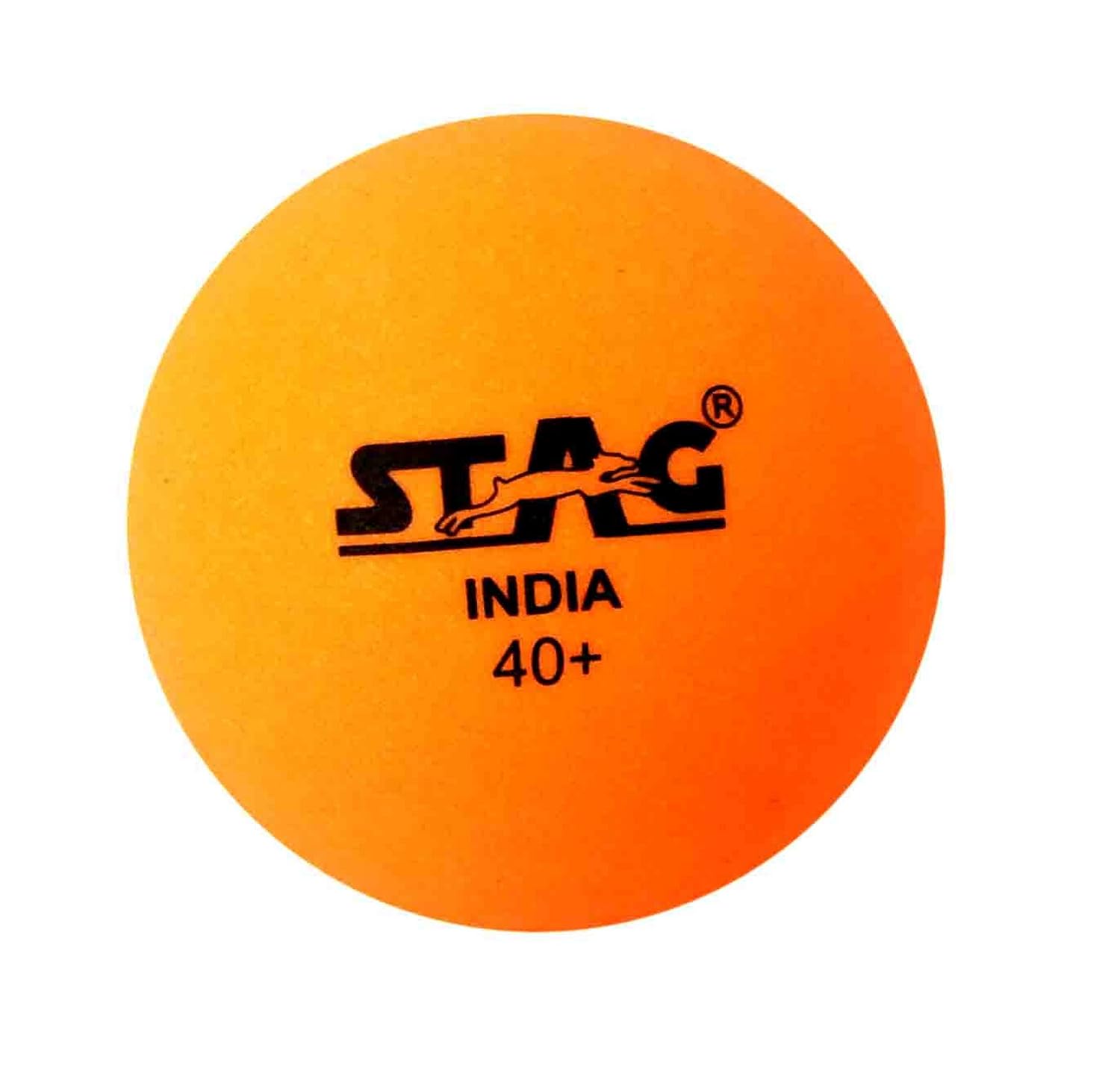 Buy STAG Seam Plastic Table Tennis Ball, Size 40 mm, (Orange) Online at