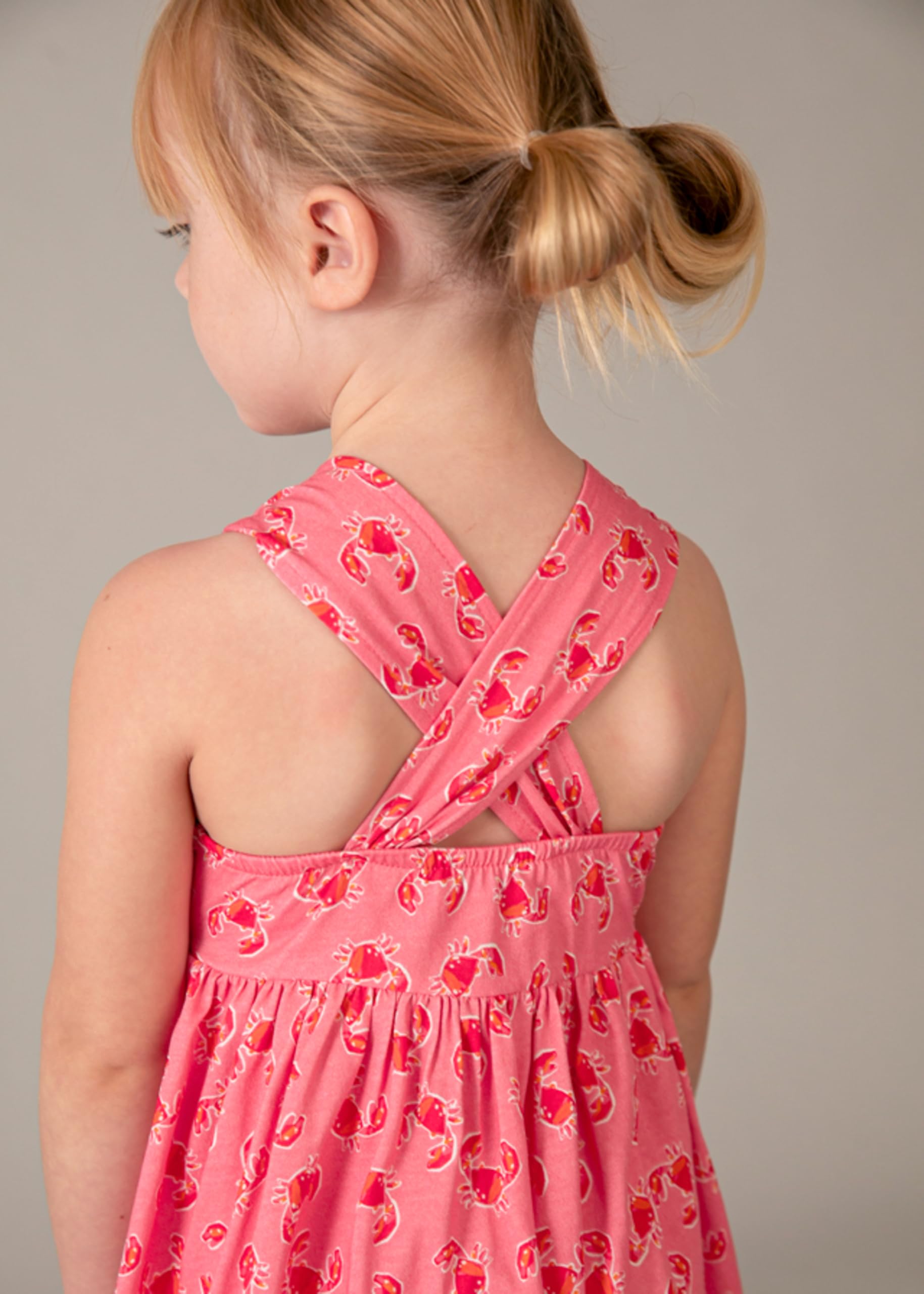Vestido Niña Verano – Estampado- 100% Algodón - Vestido sin Mangas – Ropa de Vestir para Niña - Ropa de Regalo – para niñas de 2 años a 8 años