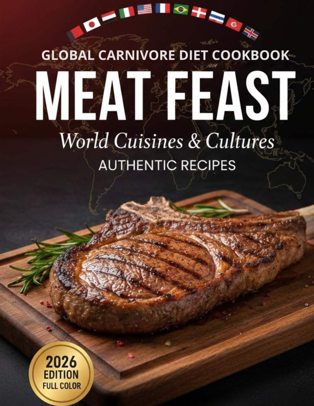 Carnivore Diet Cookbook: Carnivore Diet World Cuisine Cookbook: High-Protein Recipes Inspired by Global Flavors for Weight Loss, Energy & Strength