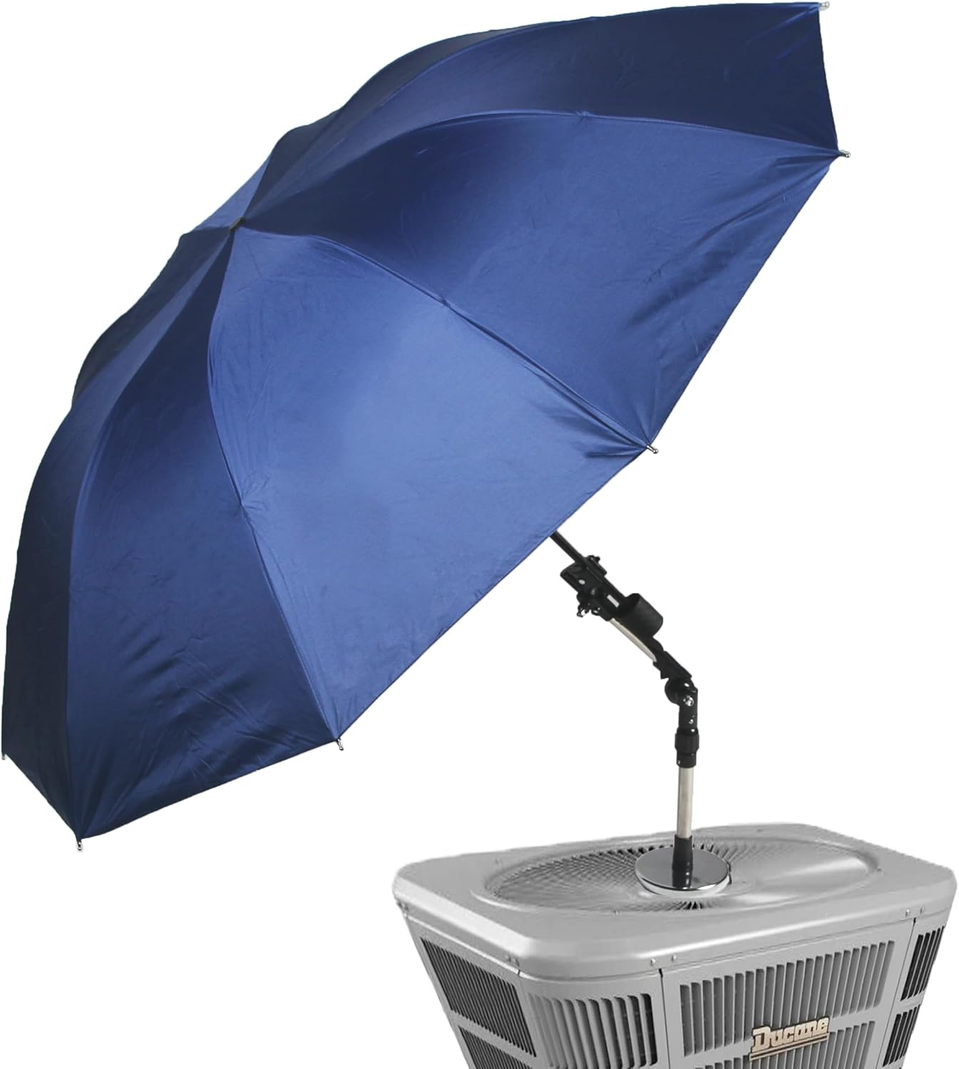 HVAC Umbrella With Magnetic Base Kit, with Adjustable Universal Clamp, Folding Umbrella Portable And Convenient, Stay Cool and Dry For Outdoor Repair Working(52" Width，Blue)