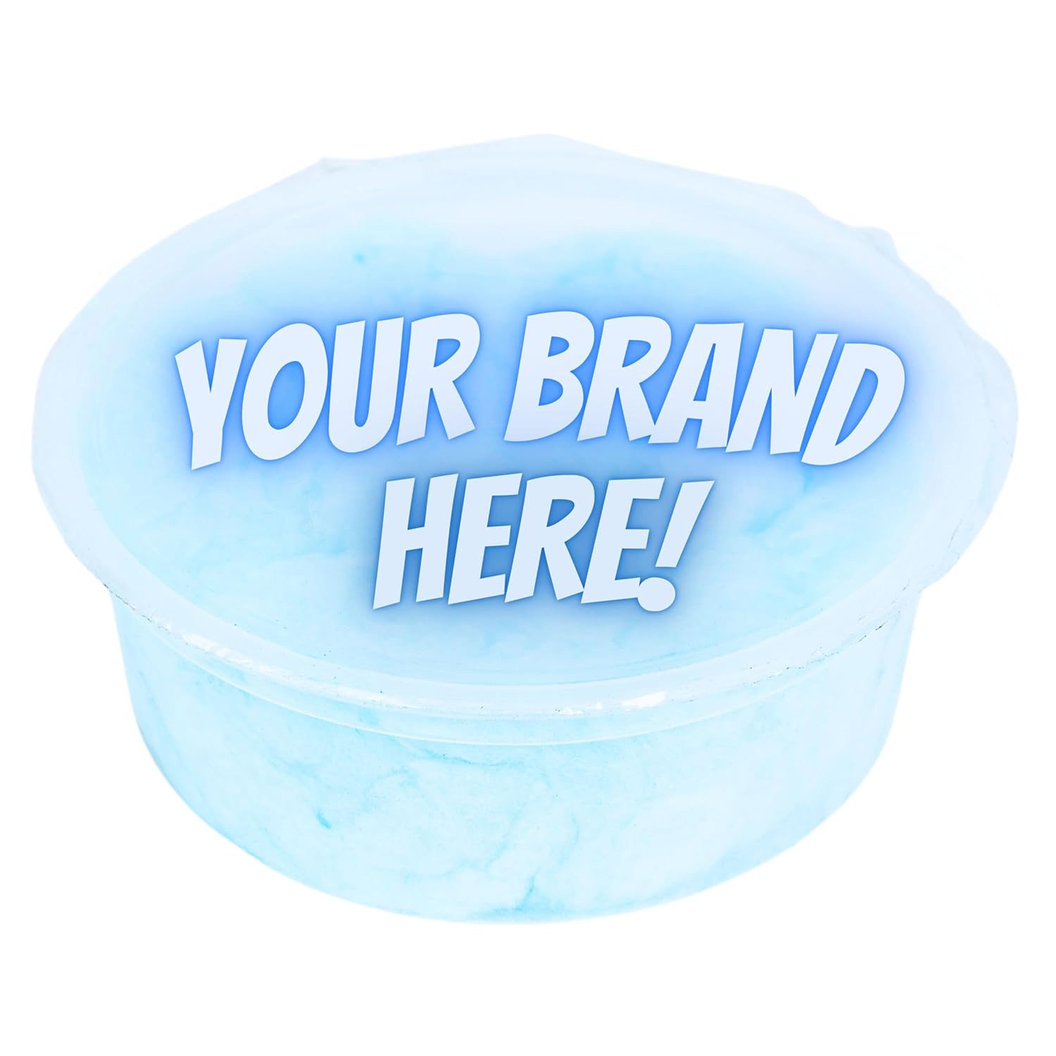 Cotton Candy Tubs - Customizable - 24-Pack (.7oz ea) | BLUERASPBERRY | Sticker-Ready Party Favors, Gifts | Lupy Lups!