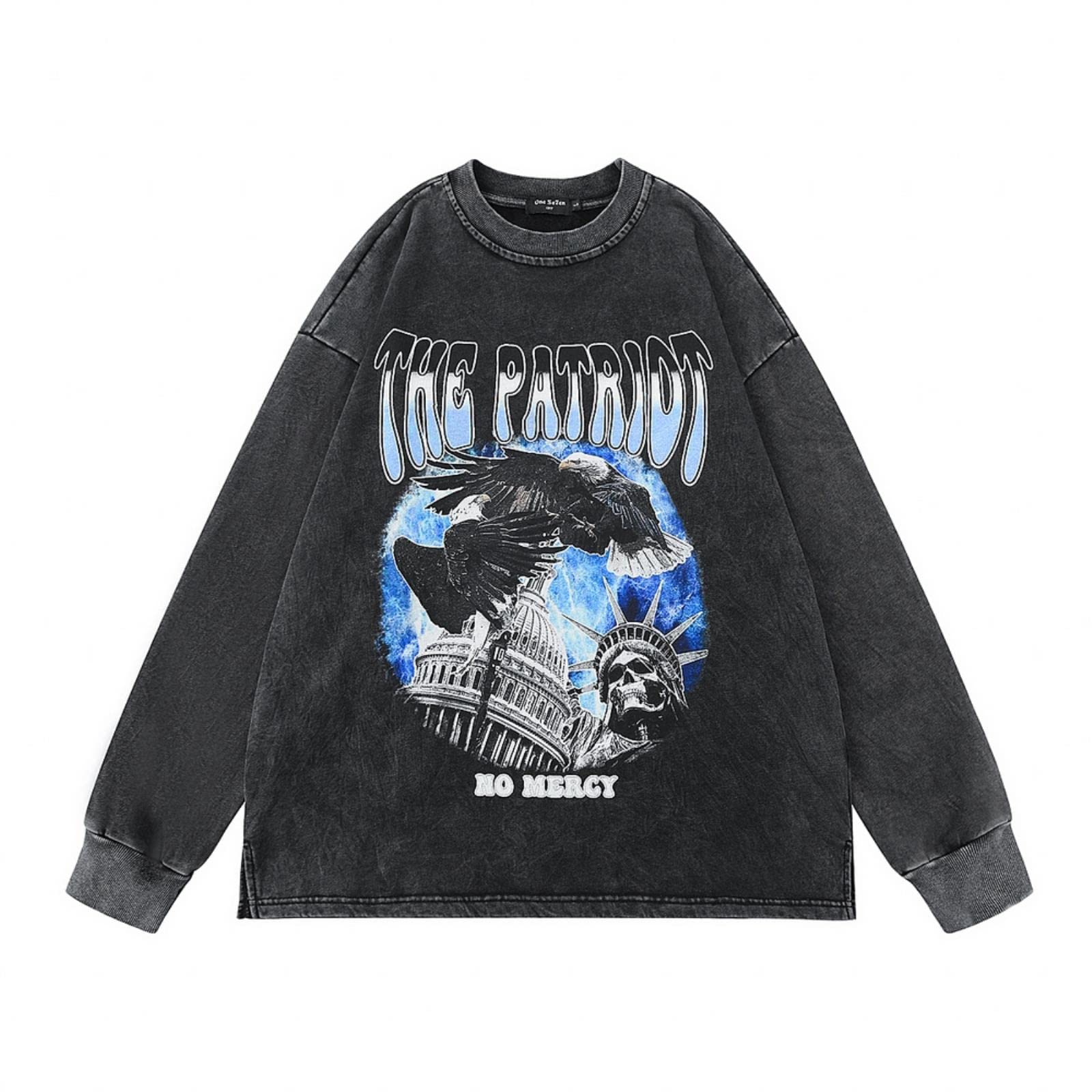 Felpa Hip Hop Streetwear Casual Allentato Cotone Pullover Felpa Con Cappuccio Harajuku Punk Goth