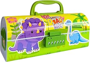 GOLD LEAF Multifunctional Pencil Box for Kids with Double Password