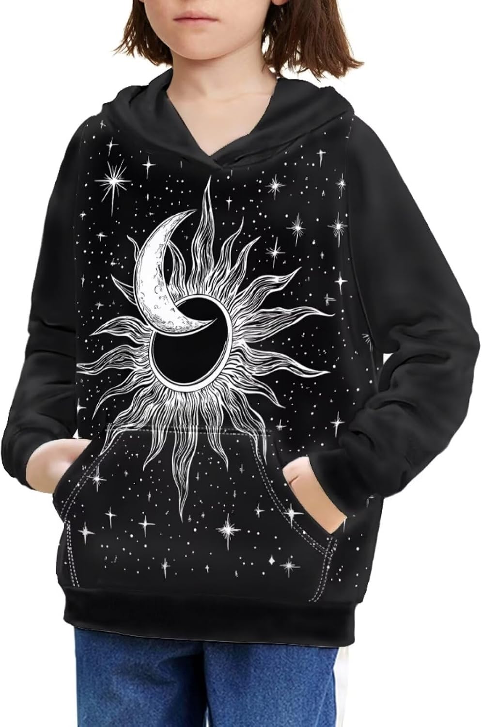 Hoodies for Girls Kids Boys 6-16Y Sweatshirt Long Sleeve Pullover Shirt Fall Outwear