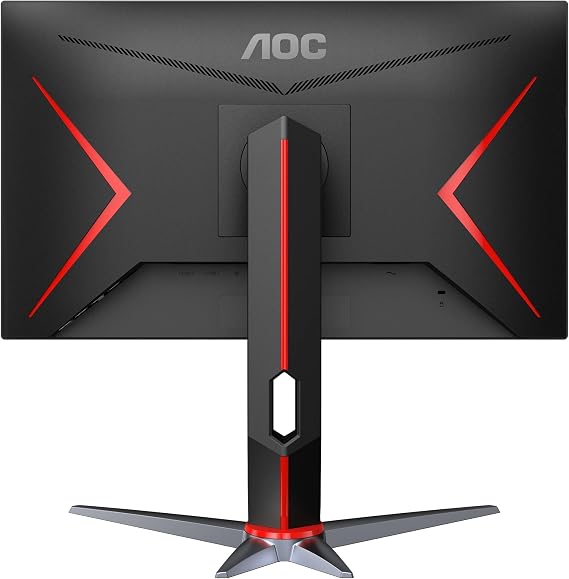 AOC 24G2SP 24 Frameless Gaming Monitor, Full HD IPS, 165Hz, 1ms, Height Adjustable Stand ,Black