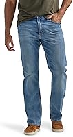 Wrangler Authentics Men's Relaxed Fit Boot Cut Jeans - Durable 100% Cotton, All-Day Comfort, Fits Over Boots