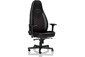 NOBLECHAIRS ICON Gaming and Office Chair - Black & Red