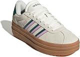adidas Femme VL Court Bold Shoes, Off White/Collegiate Green/Bliss Lilac, 38 EU - 8